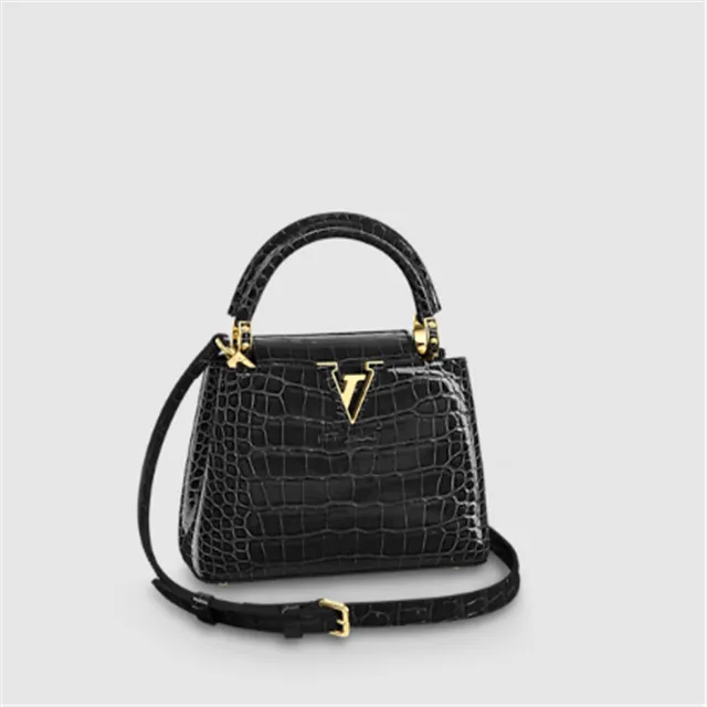 Crocodilian Leather-Capucines N93163