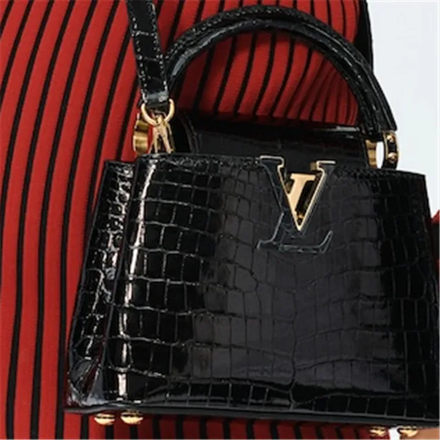 Crocodilian Leather-Capucines N93163