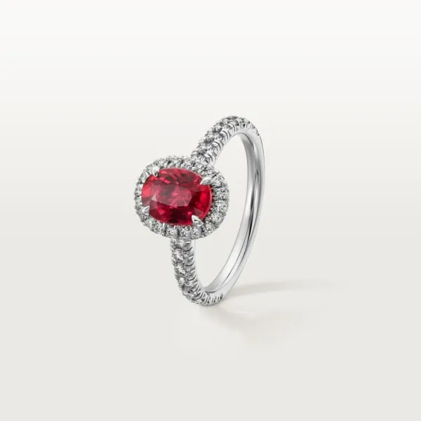 CARTIER DESTINEE SOLITAIRE WITH COLOURED STONE