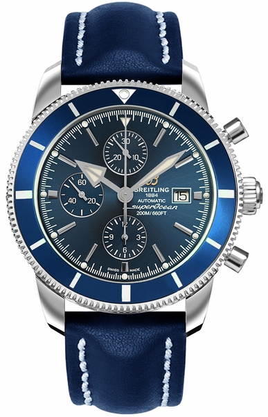 Superocean Heritage II Blue Chronograph 46mm