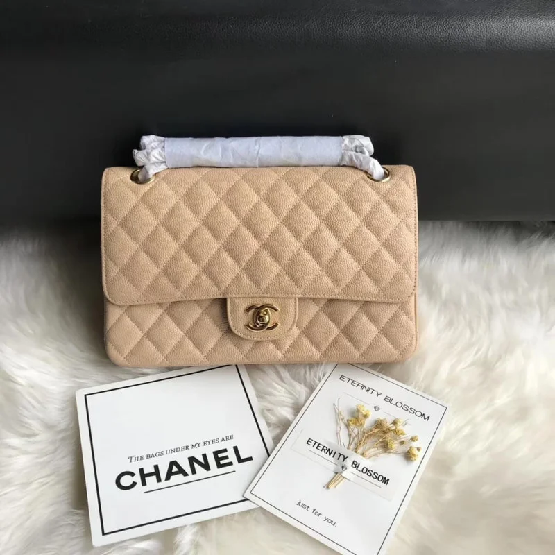 Chanel Caviar Calfskin Class-Flap Bag A01112