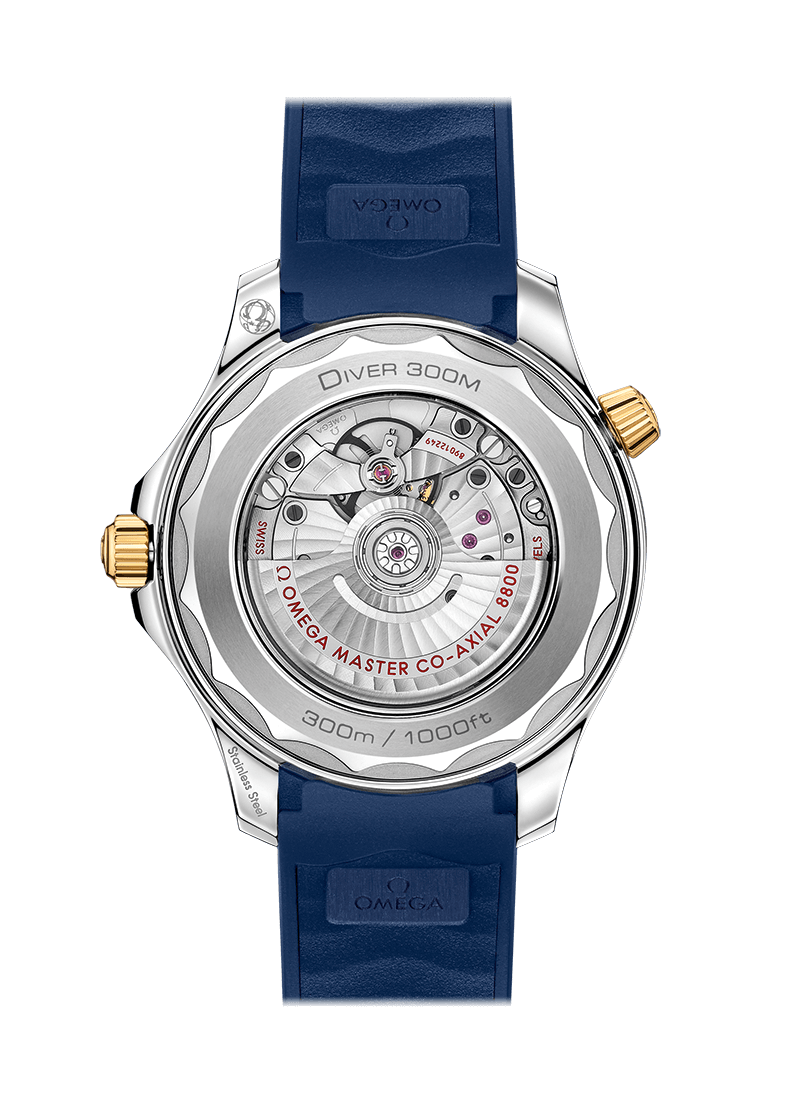 Seamaster Diver 300m Blue yellow gold 42mm