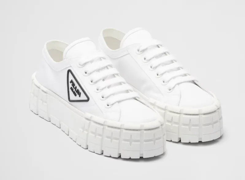 Pra Double Wheel nylon gabardine sneakers