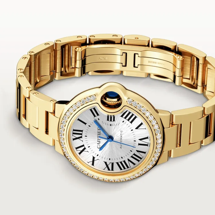 BALLON BLEU Diamond Yellow Gold 33mm