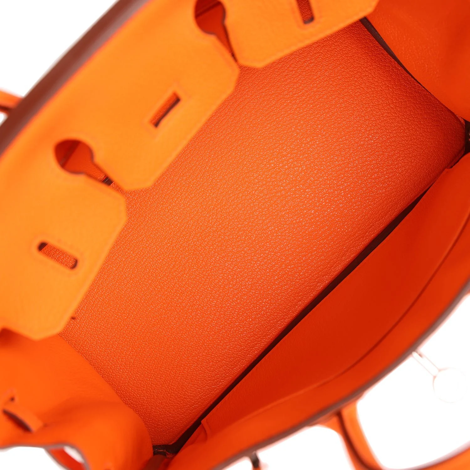 Hermes Birkin 25 Orange Minium Togo Palladium Hardware