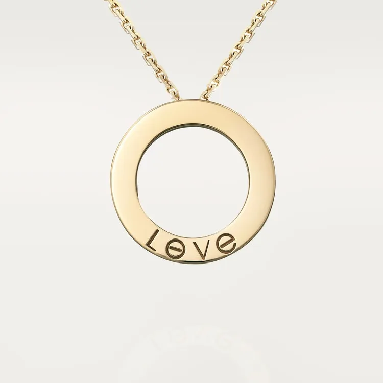 LOVE NECKLACE, DIAMOND-PAVED