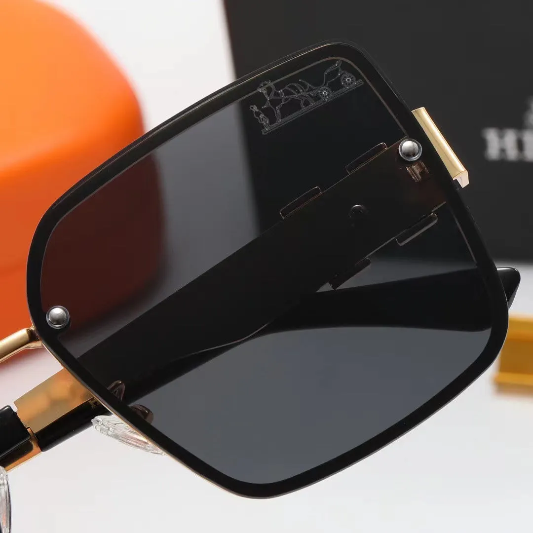 6-color fashionable H letter polarized sunglasses