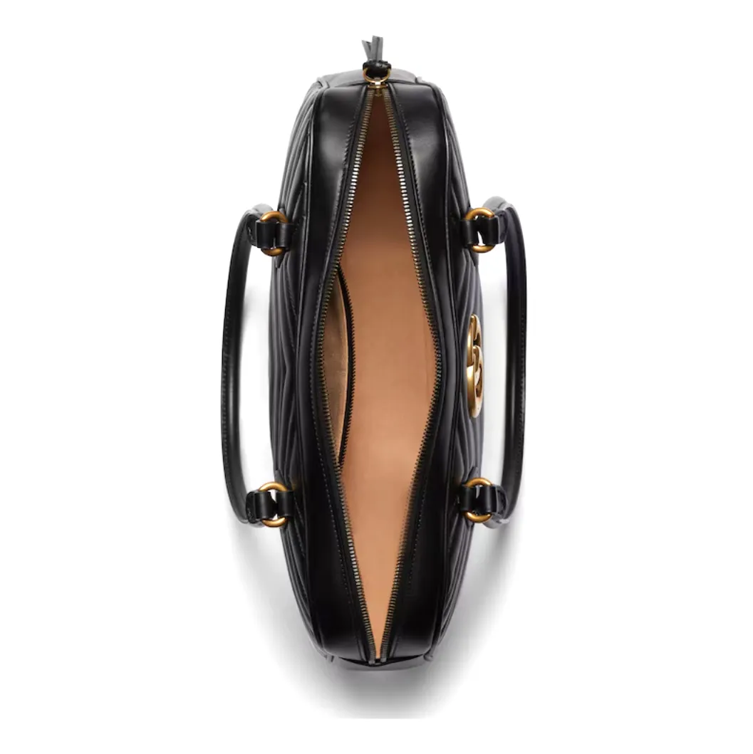 GG MARMONT MEDIUM TOP HANDLE BAG