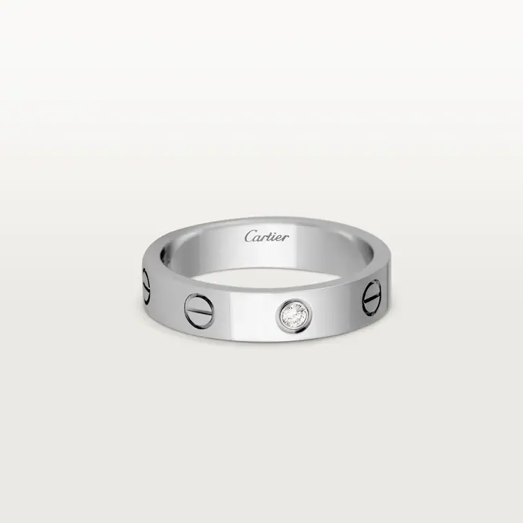 LOVE WEDDING BAND, 1 DIAMOND