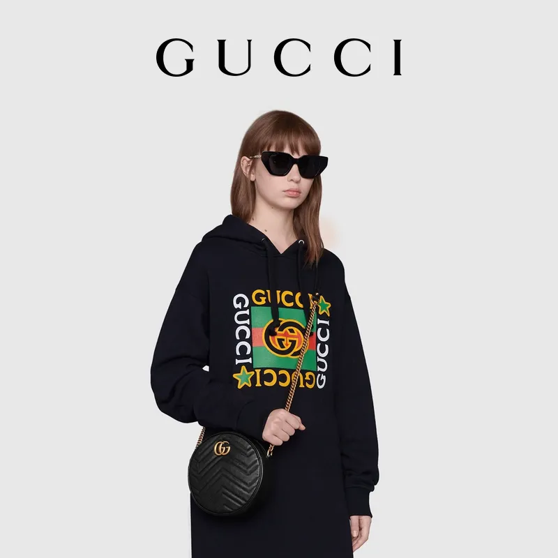 G Marmont Mini Round Shoulder Bag