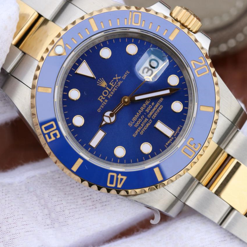 Submariner Date Blue Dial Two Tone 41mm