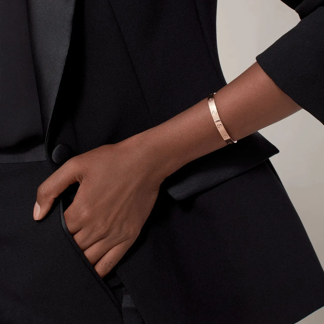 car The London Love Bracelet Adjustable Model-6mm Width