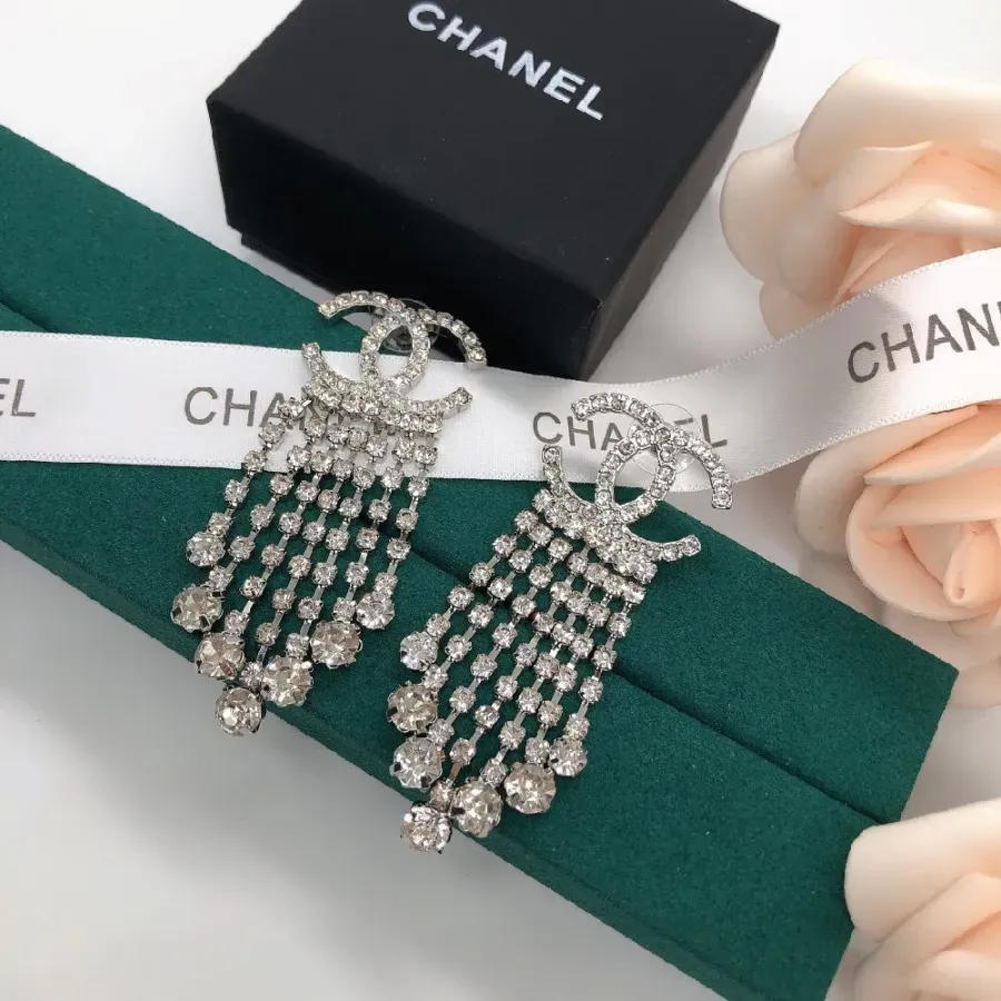 CC TRENDY TASSEL LONG EARRINGS