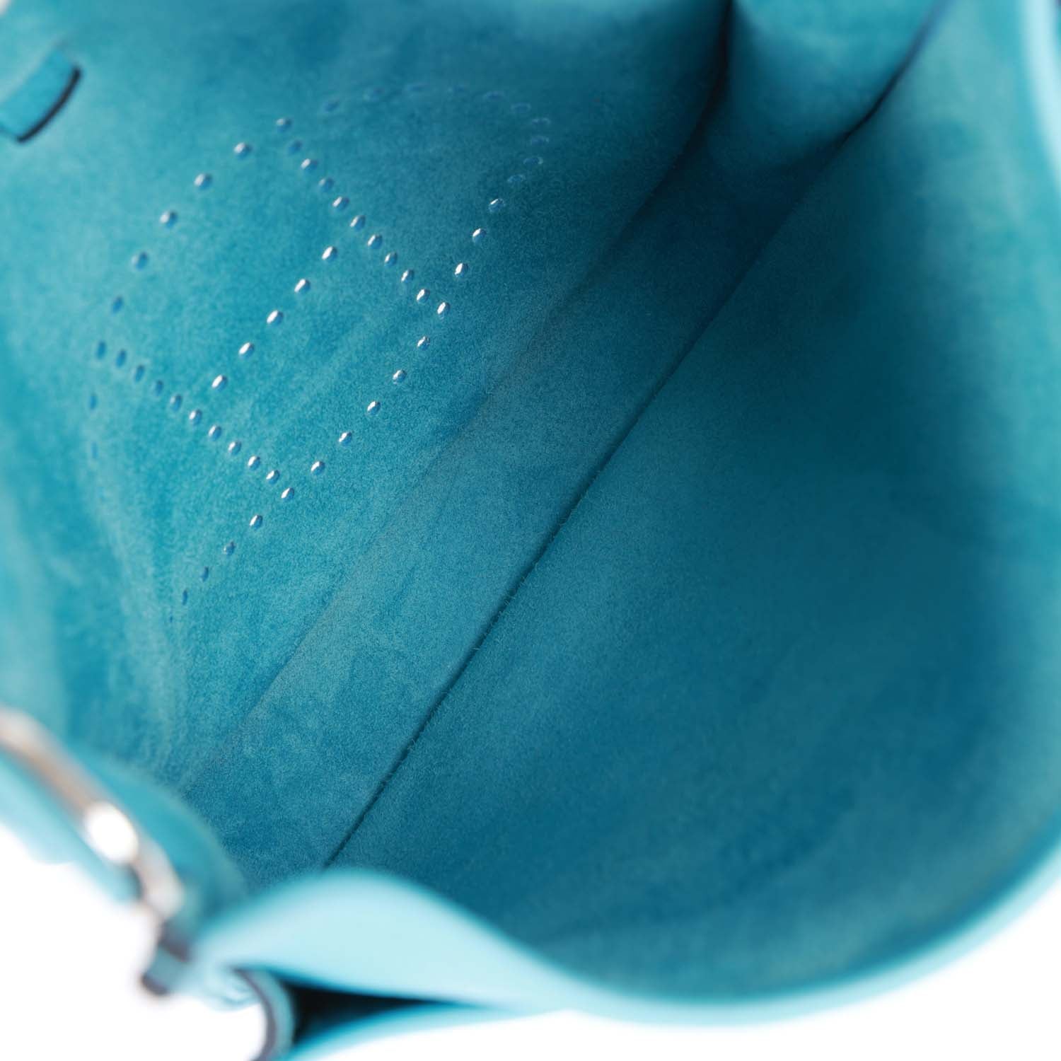 Hermes Evelyne III PM Bleu du Nord Clemence Palladium Hardware