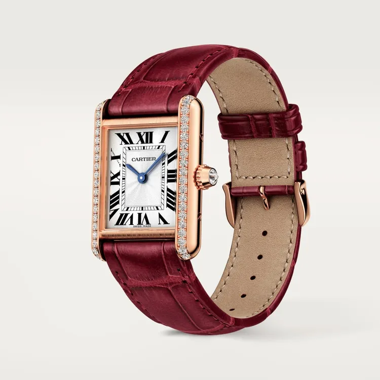 TANK LOUIS  Rose Gold Diamond 22mm