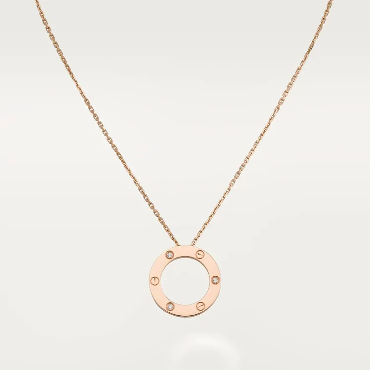 LOVE NECKLACE, 3 DIAMONDS