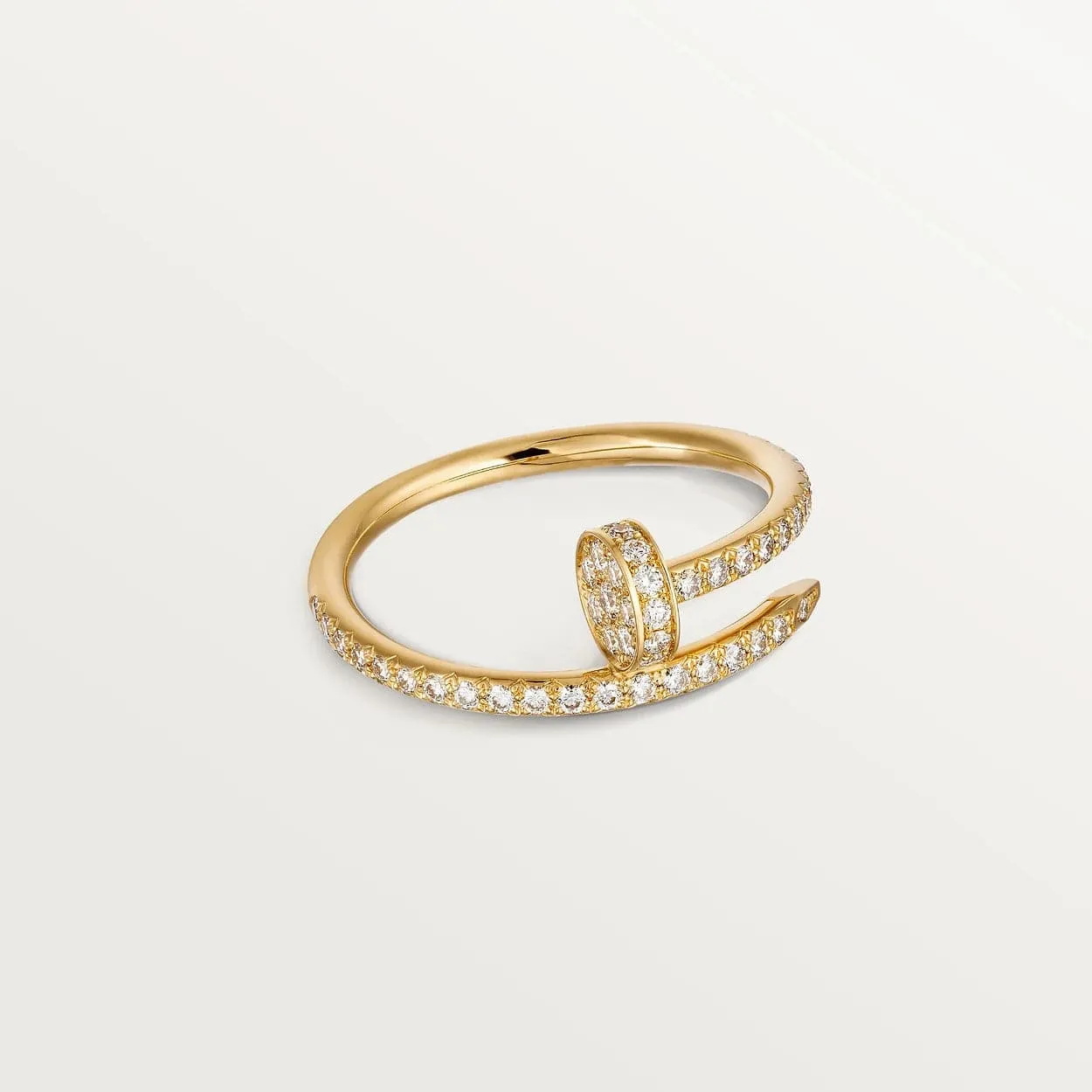 car Inspired Juste Un Clou Nail Ring-Diamond Paved