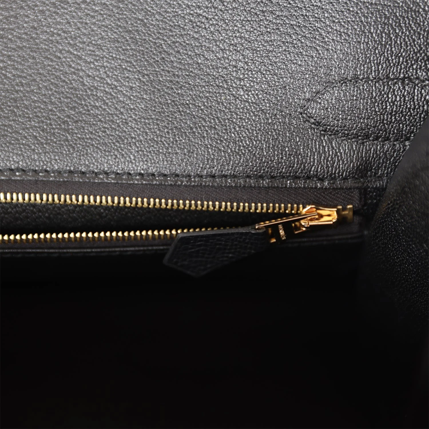 Hermes Birkin Sellier 30 Black Epsom Gold Hardware