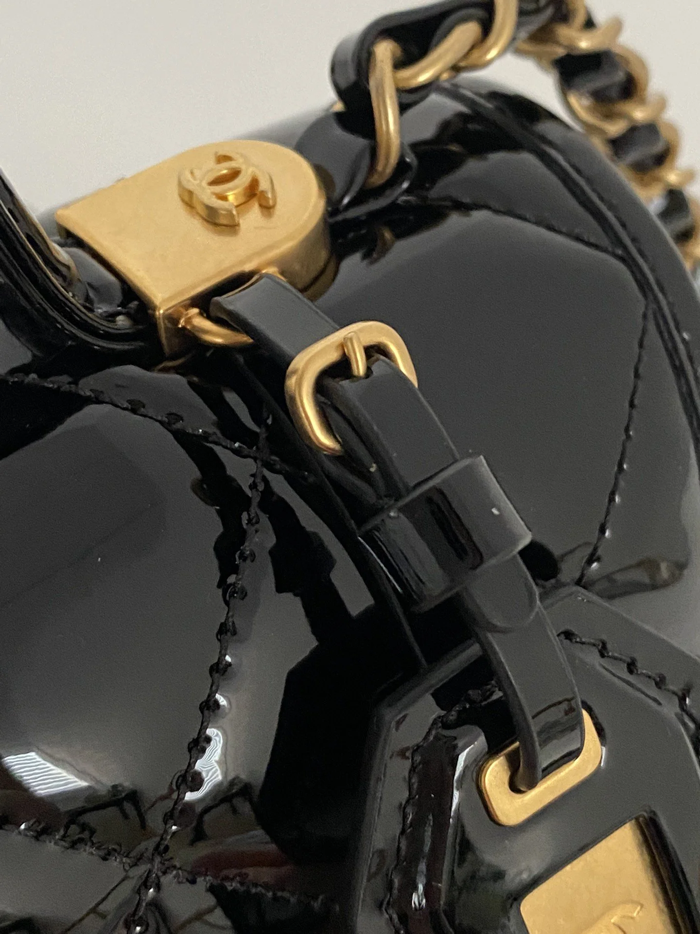 Chanel Small Flap Bag With Top Handle Black For Women, Women’s Bags 8.1in/20.5cm AS3652 B09576 94305