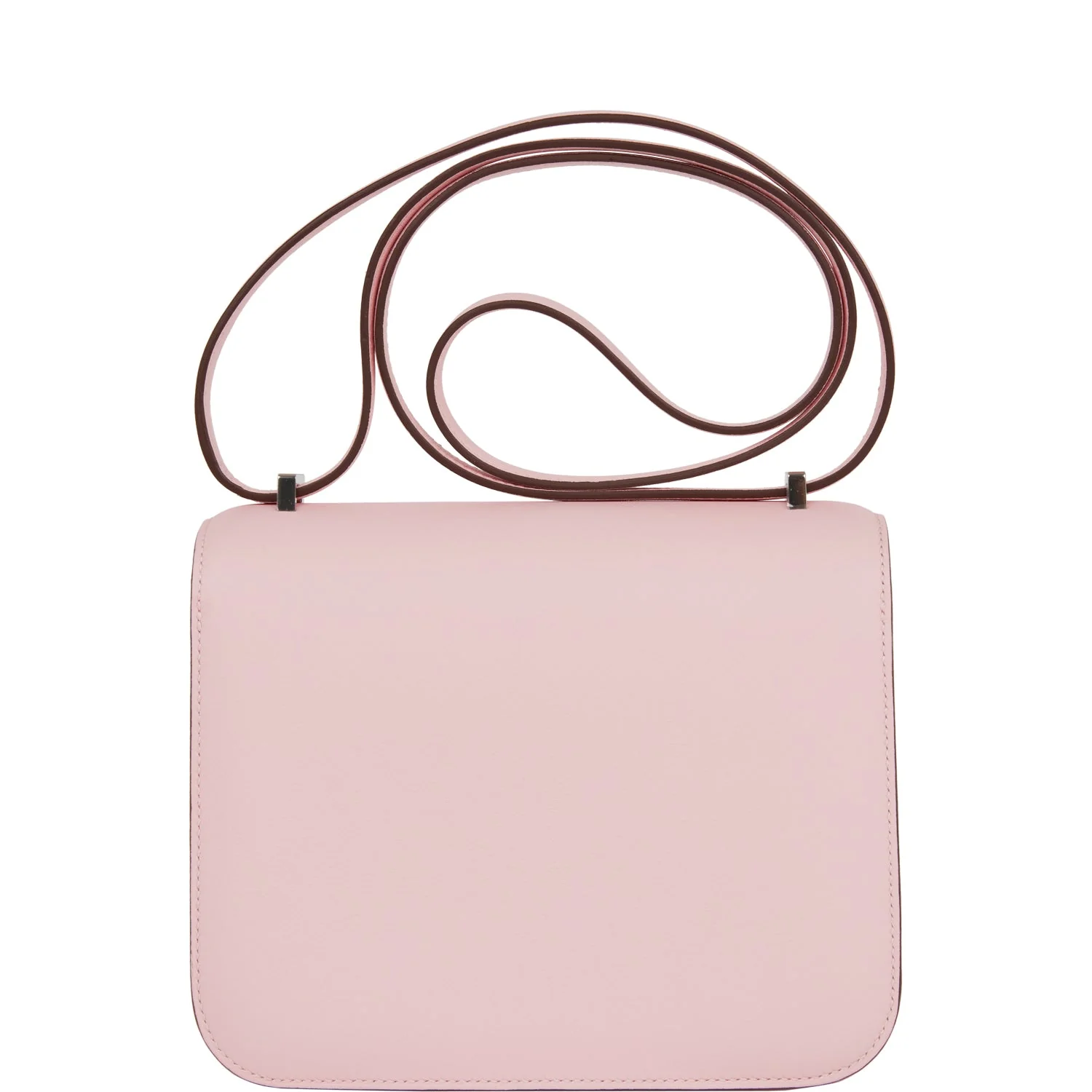 Hermes Constance 18 Rose Sakura Swift Palladium Hardware