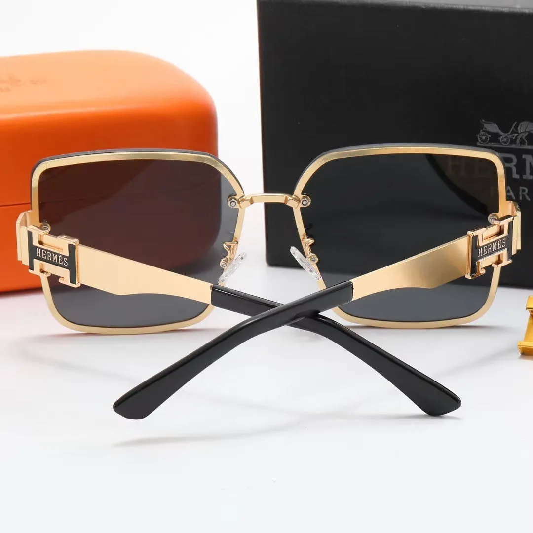 6-color fashionable H letter polarized sunglasses