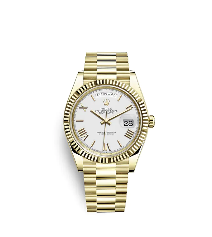 Day-Date 40 White/18 Carat Yellow Gold 40mm