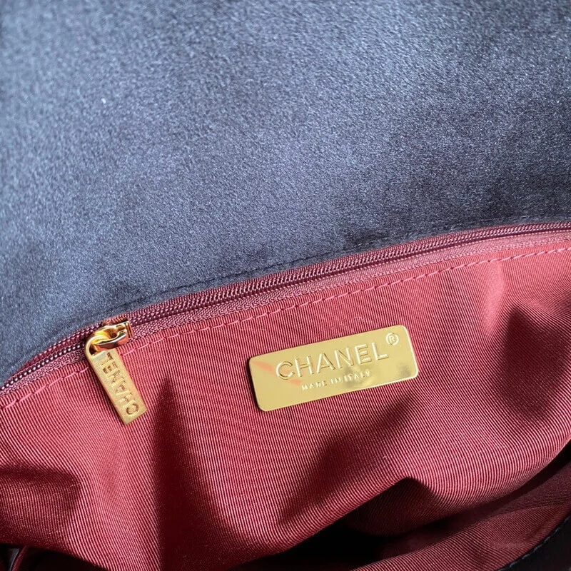 Chanel 19 Small Velvet Flap Bag As1160