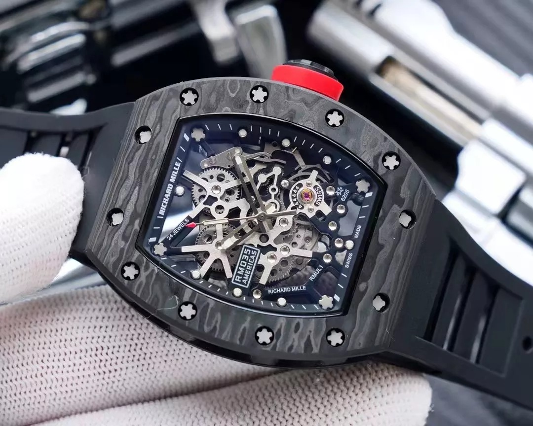 RM 35-02 Blue Dial Black Bezel Black Rubber Strap RUML3