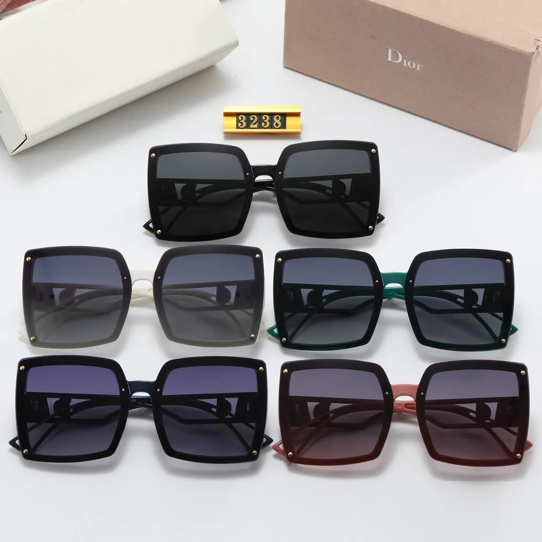 5 colors simple CD hollowed out mirror leg polarized sunglasses