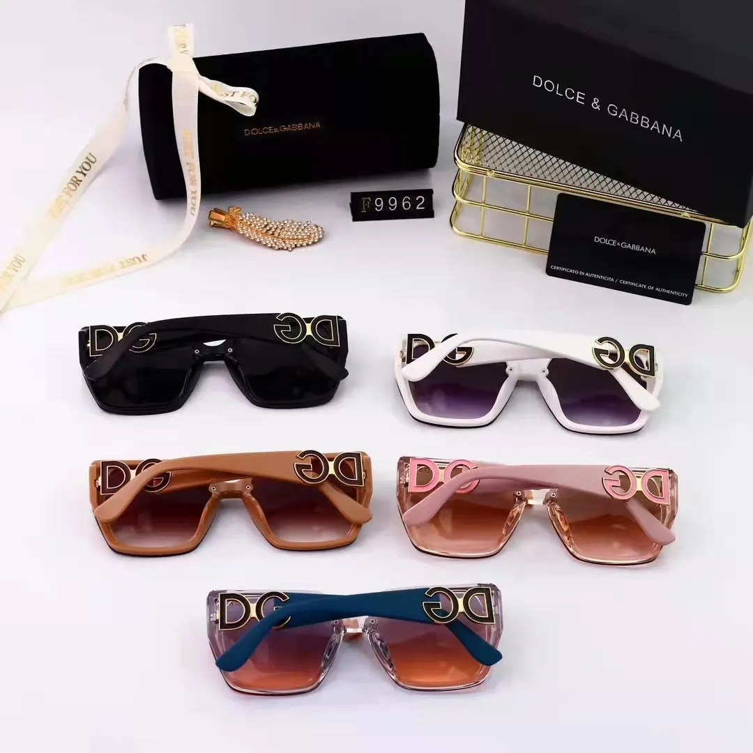 5 Colors Fashion Letter Full Frame Sunglasses