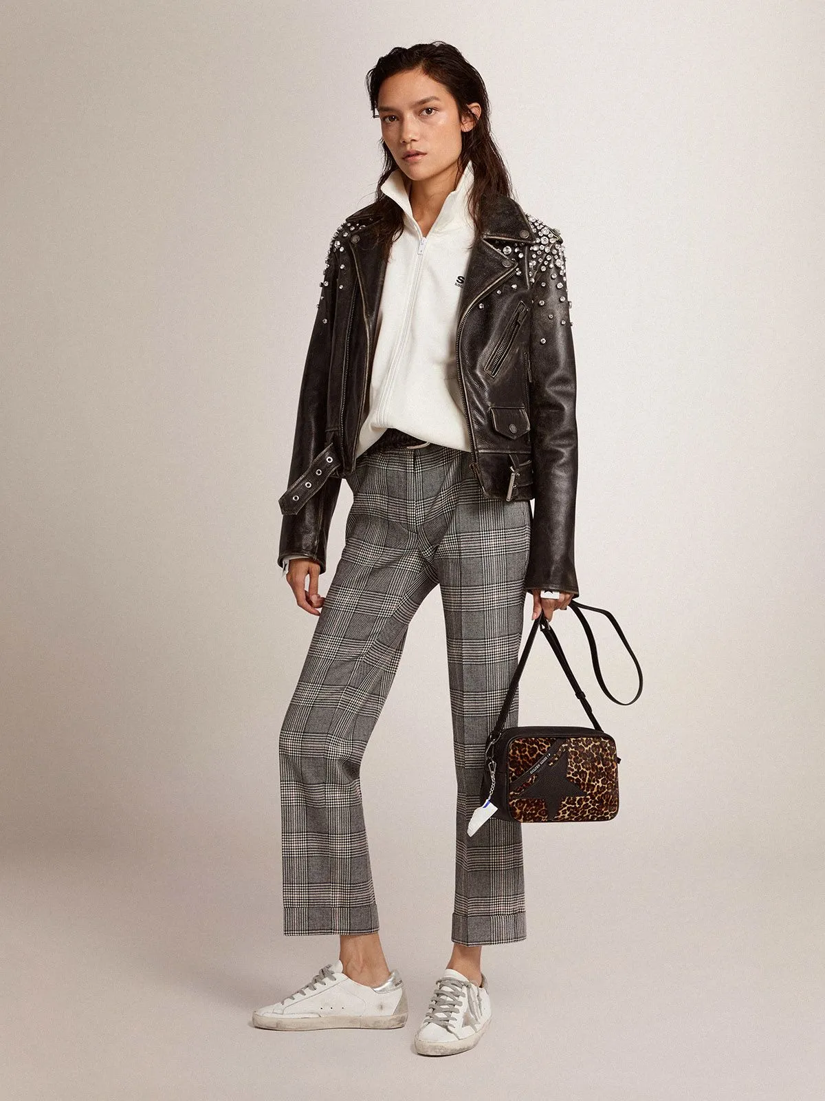 Super-Star sneakers with silver-coloured heel tab and metal stud lettering