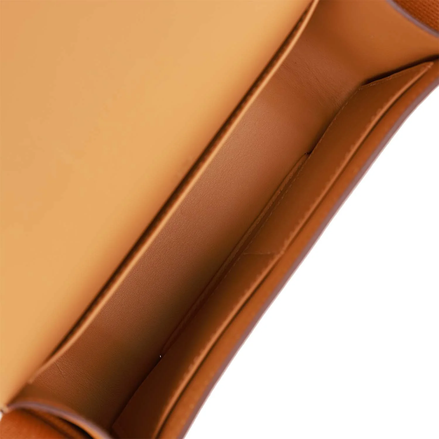 Hermes Geta Caramel Chevre Gold Hardware