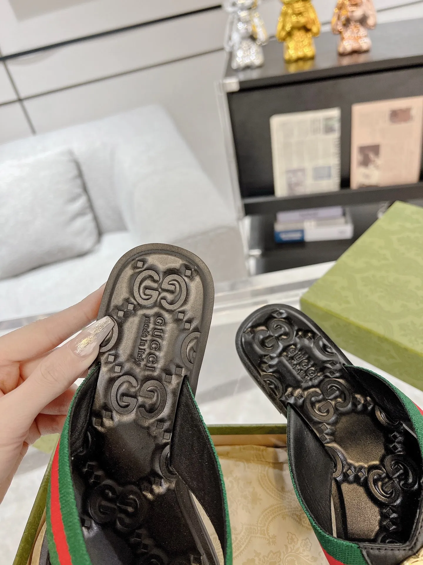 GG new arrival men and women slippers