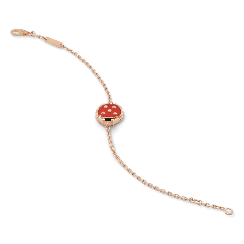 Lucky Spring bracelet, ladybug with closed wings