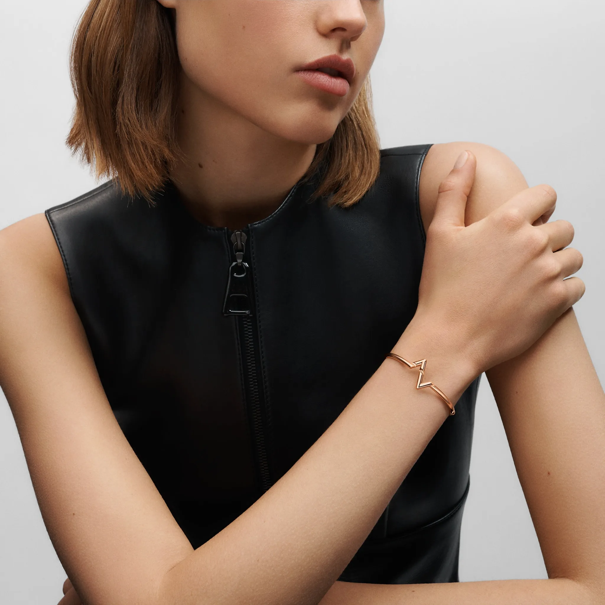 Louis Volt Upside Down Rose Gold Bracelet