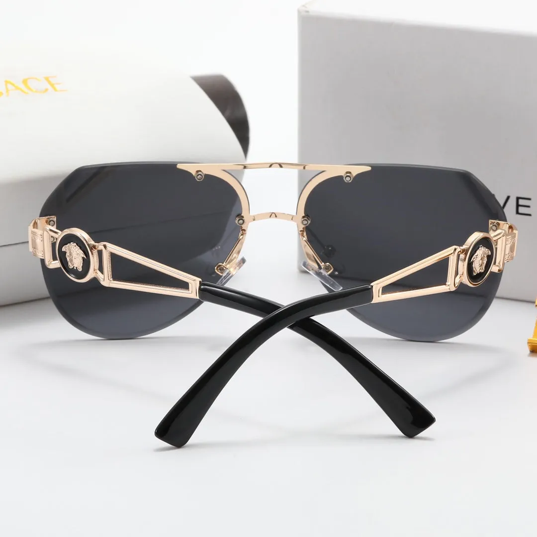 6-color stylish VE letter sunglasses