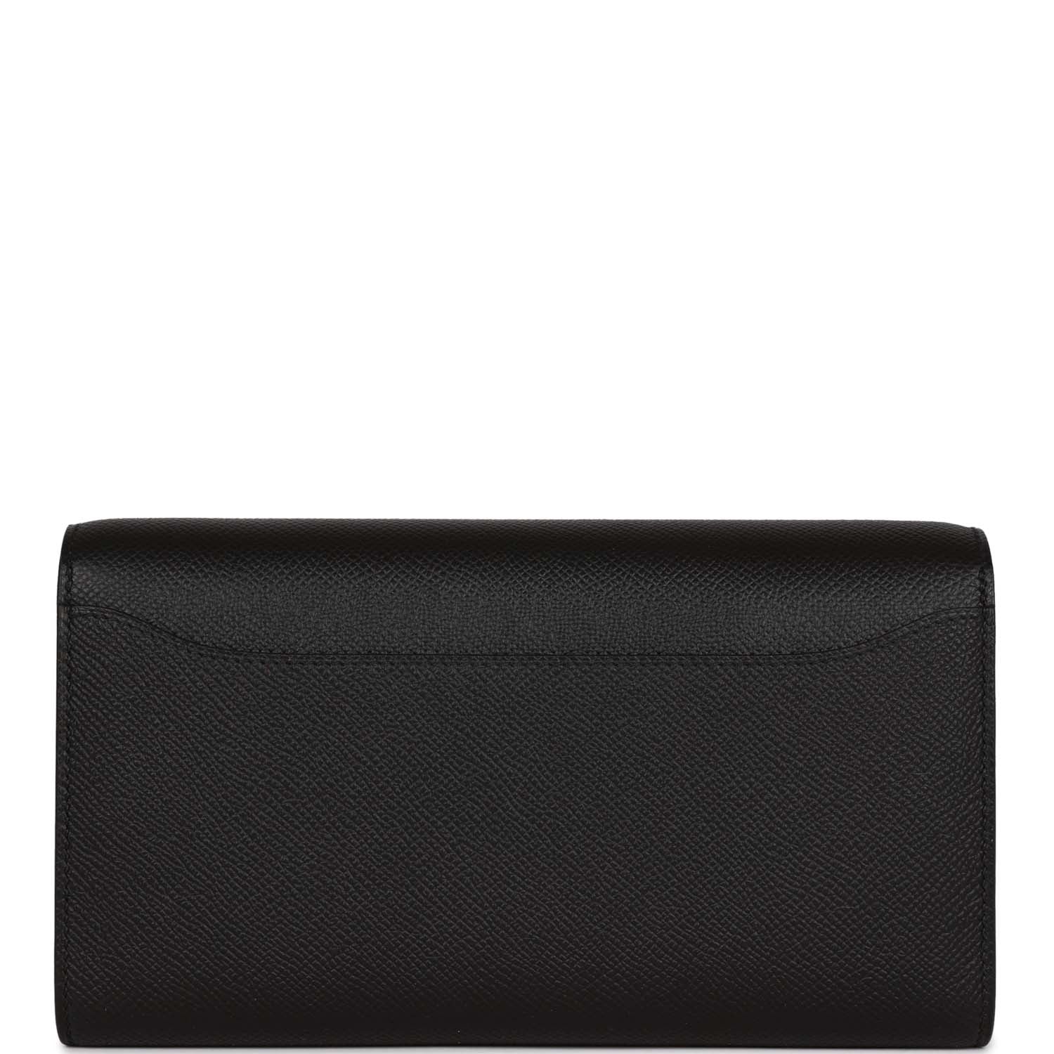 Hermes Constance Wallet To Go Black Epsom Palladium Hardware
