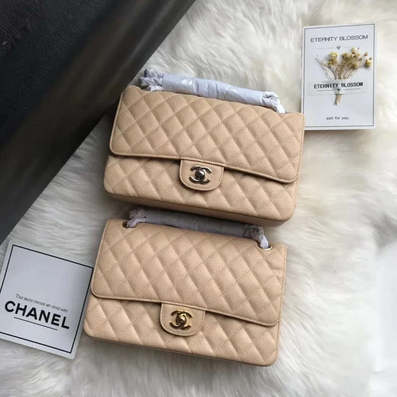 Chanel Caviar Calfskin Class-Flap Bag A01112