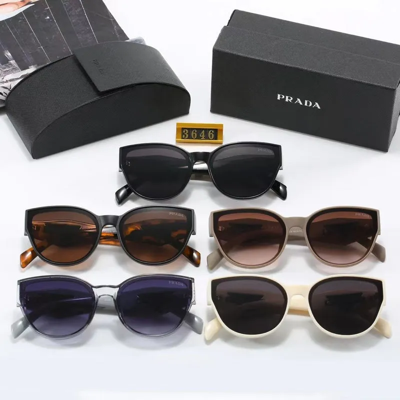 5-color fashionable PRA letter polarized sunglasses