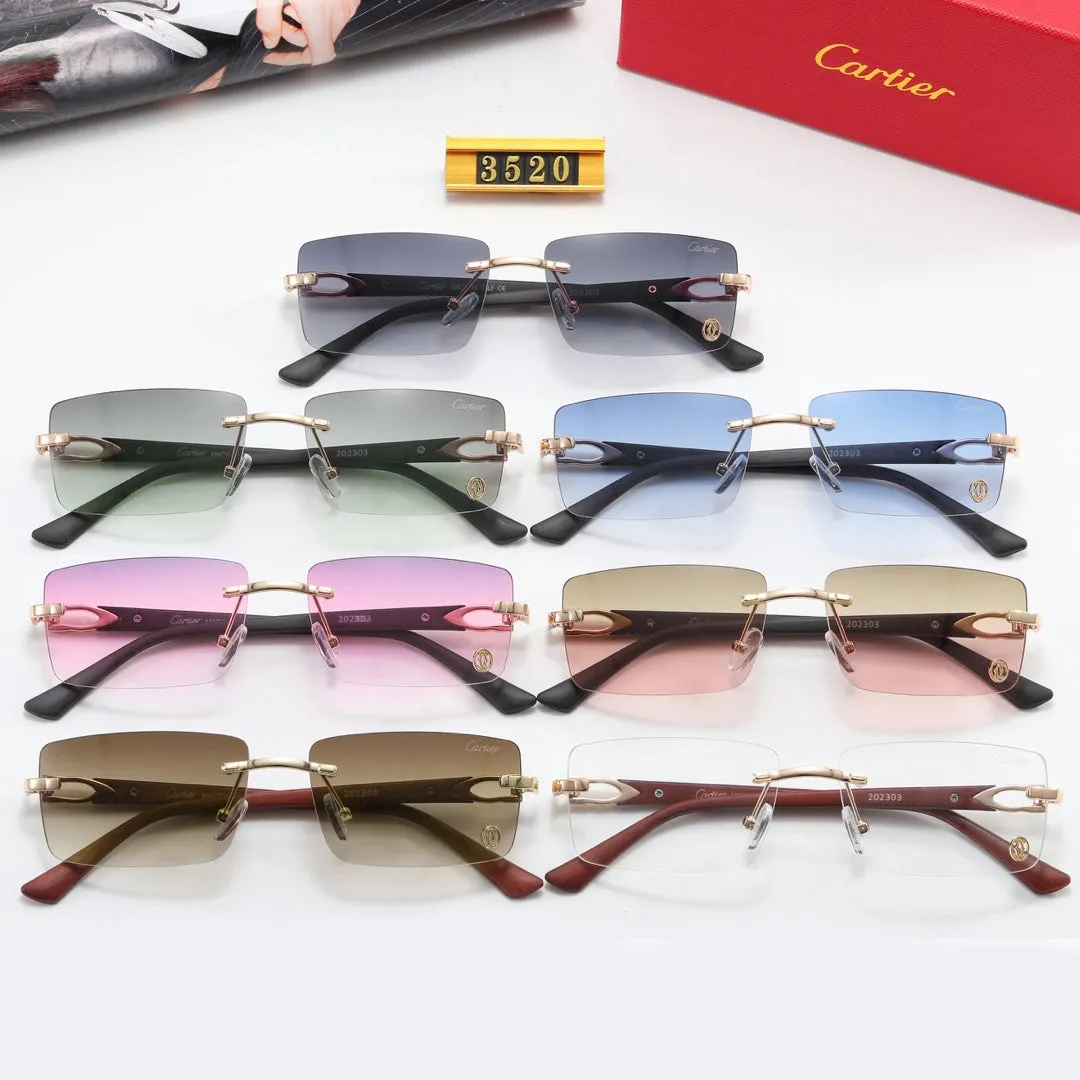 7-color fashion CAR letter polarized sunglasses