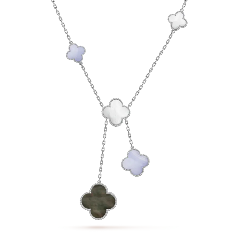 Magic Alhambra Necklace, 6 Charms