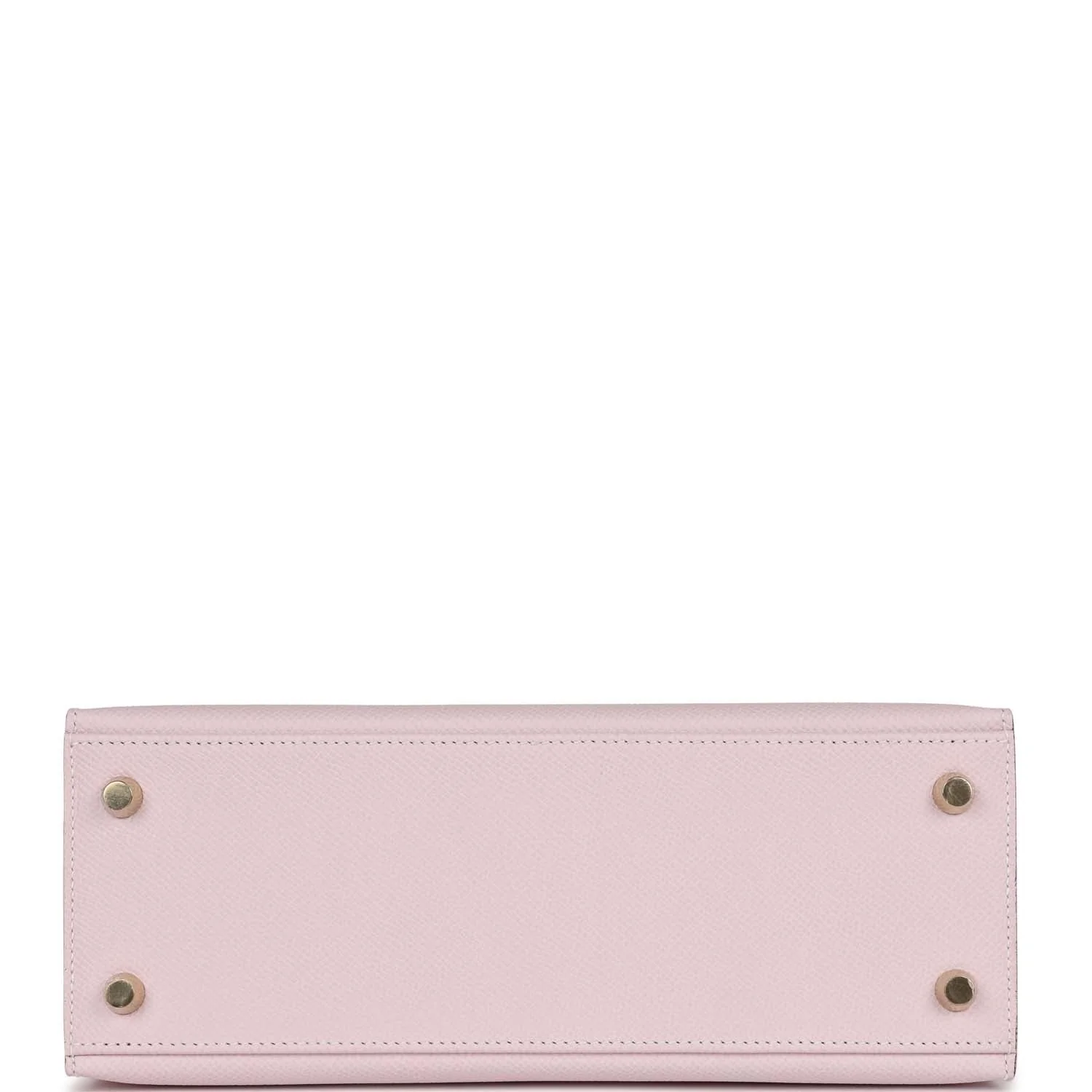 Hermes Special Order (HSS) Kelly Sellier 25 Mauve Pale and Craie Epsom Permabrass Hardware