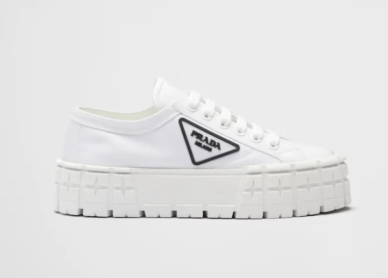 Pra Double Wheel nylon gabardine sneakers