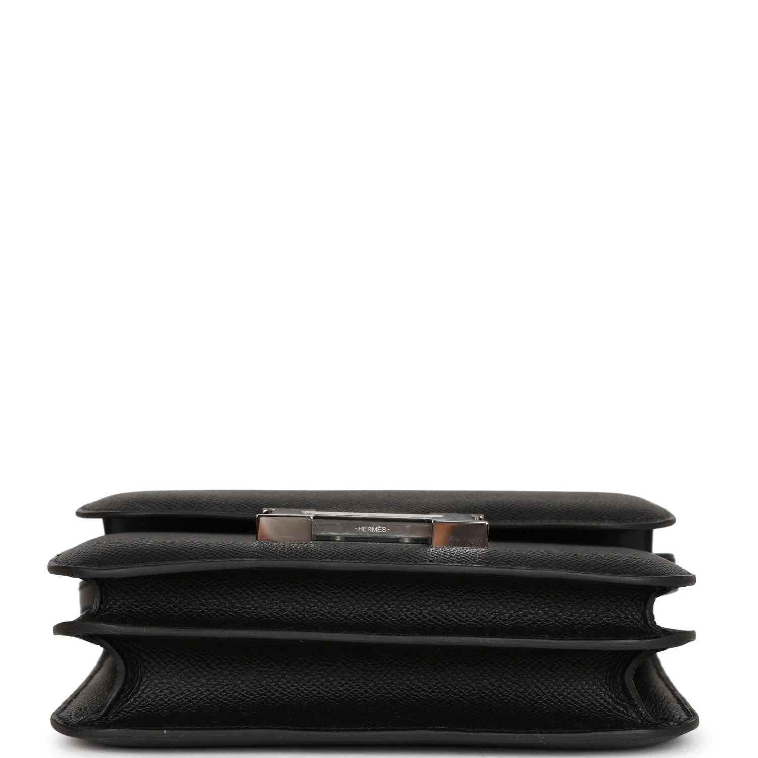 Hermes Constance 1-18 Black Epsom Palladium Hardware