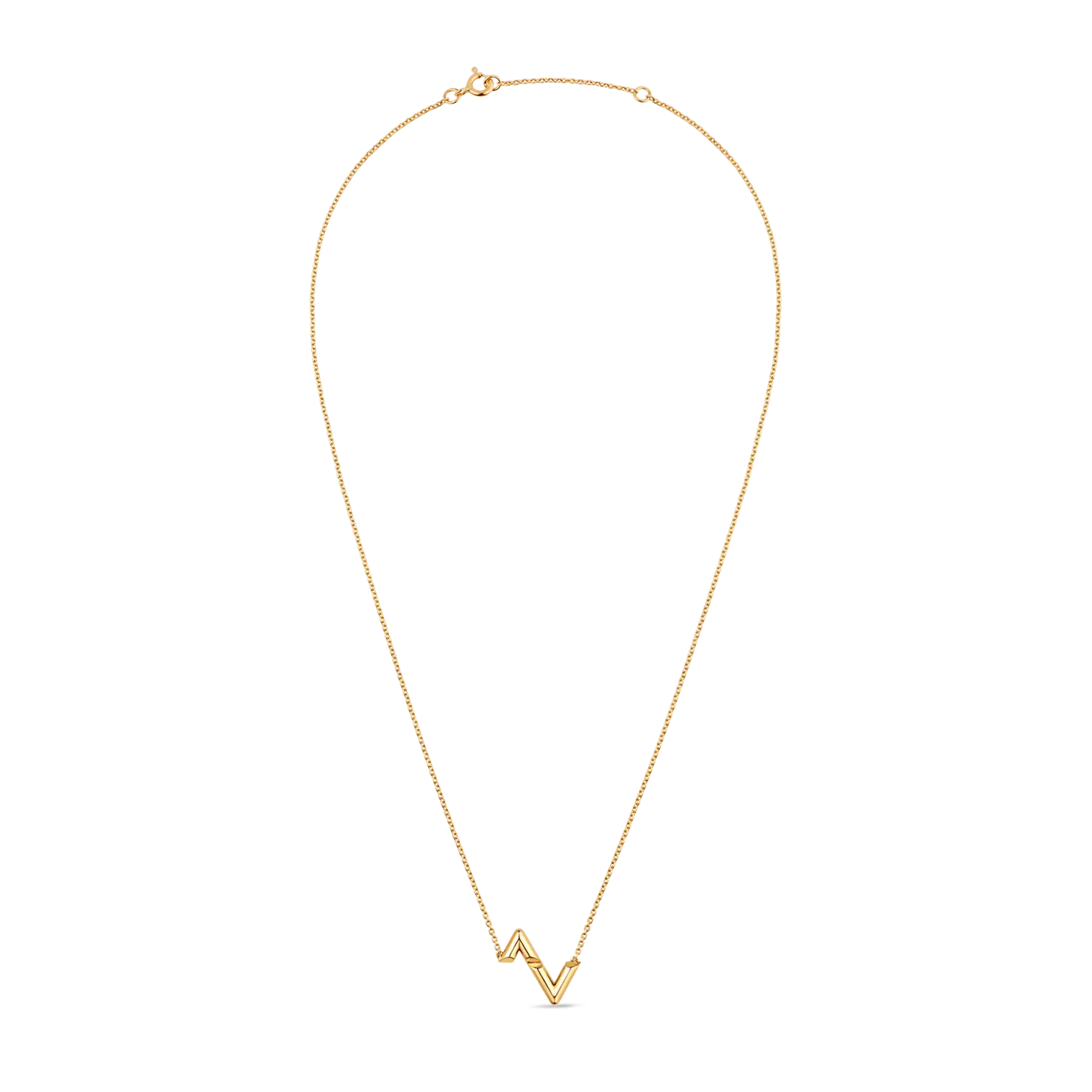 Louis Volt Upside Down Yellow Gold Pendant
