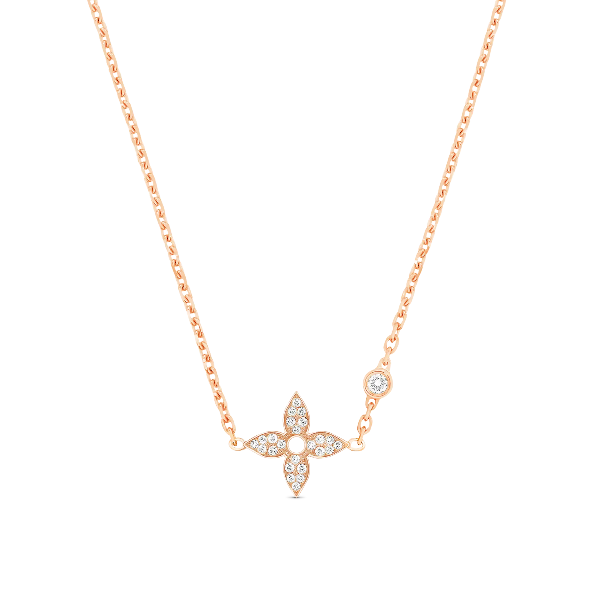 Idylle Blossom Rose Gold and Diamond Pendant
