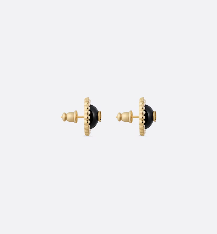 Petit CD Baroque Stud Earrings