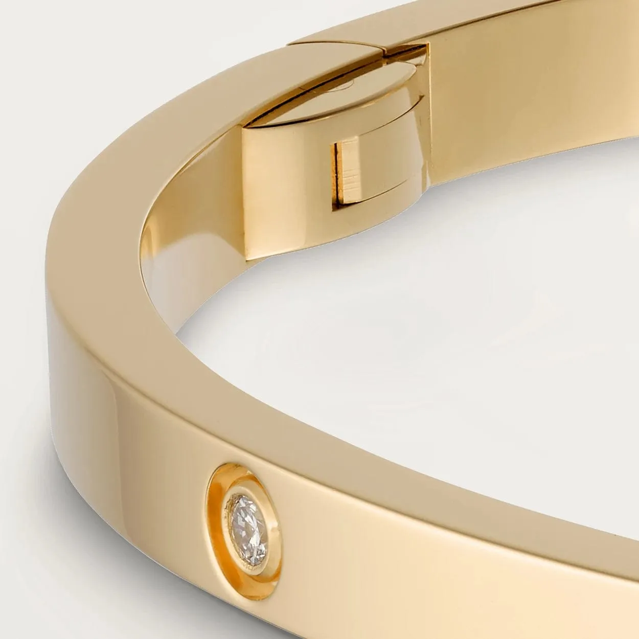 car The London Love Bracelet With 8 Diamonds Small Model-4mm Width