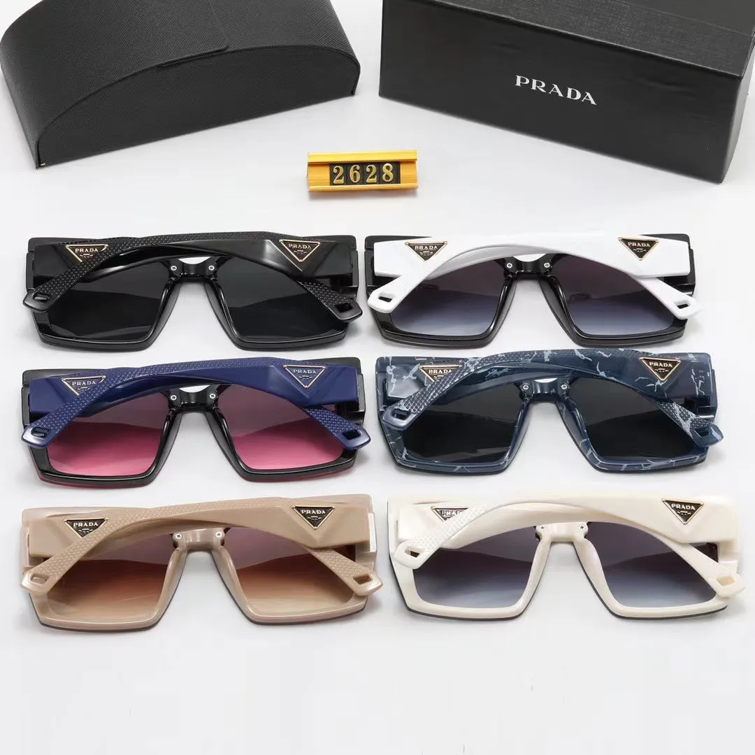 6-color fashion PA letter human shape LOGO temple polarized sunglasses