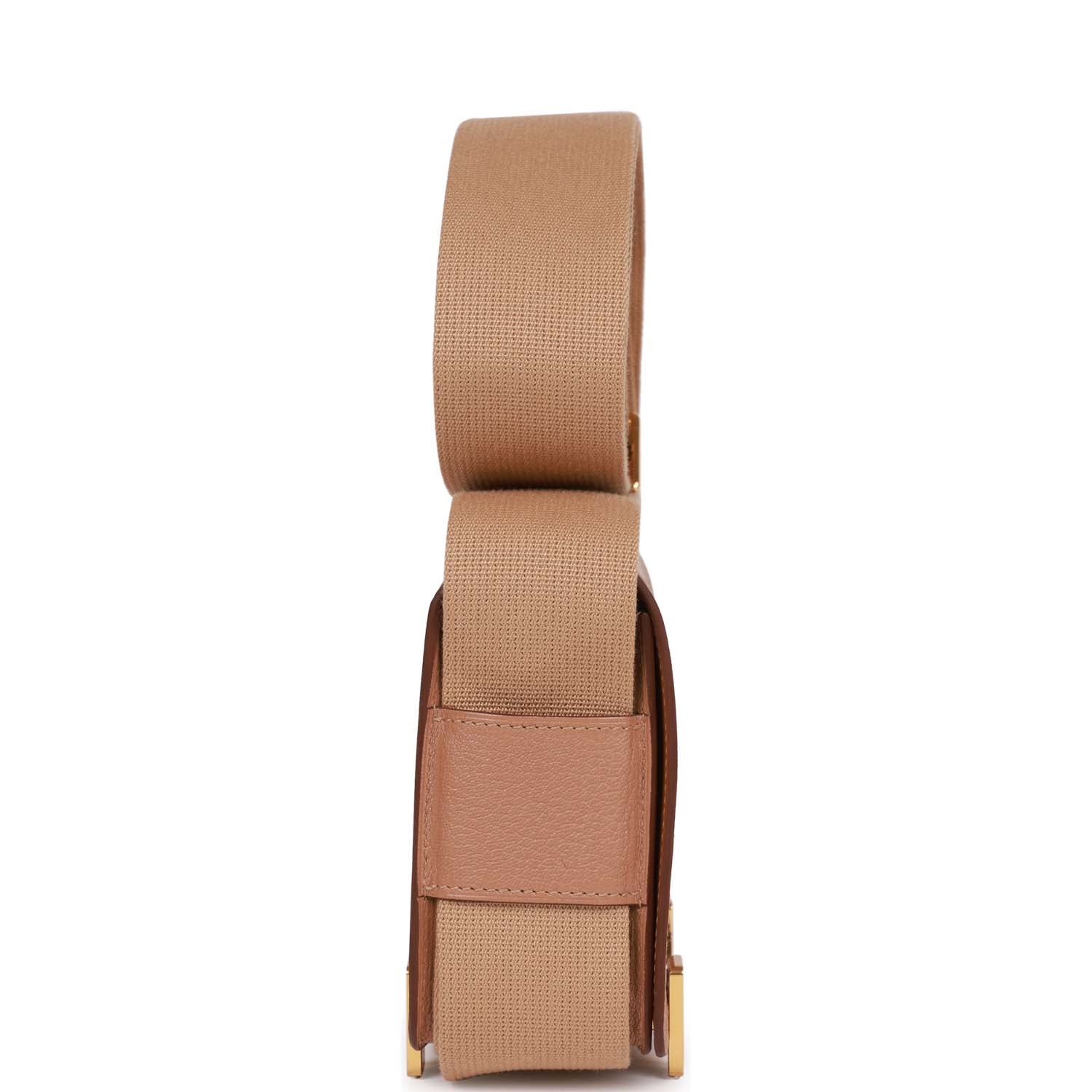 Hermes Geta Quebracho and Chai Chevre Gold Hardware